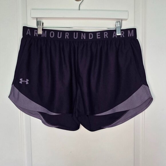 Under Armour Play Up Short 3" - XL Deep Purple/Lavender - Picture 1 of 4
